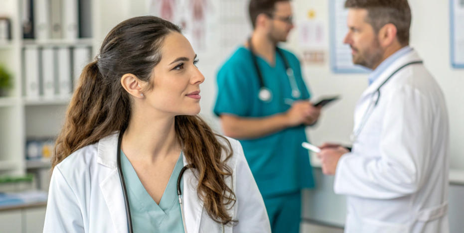 женщина врач