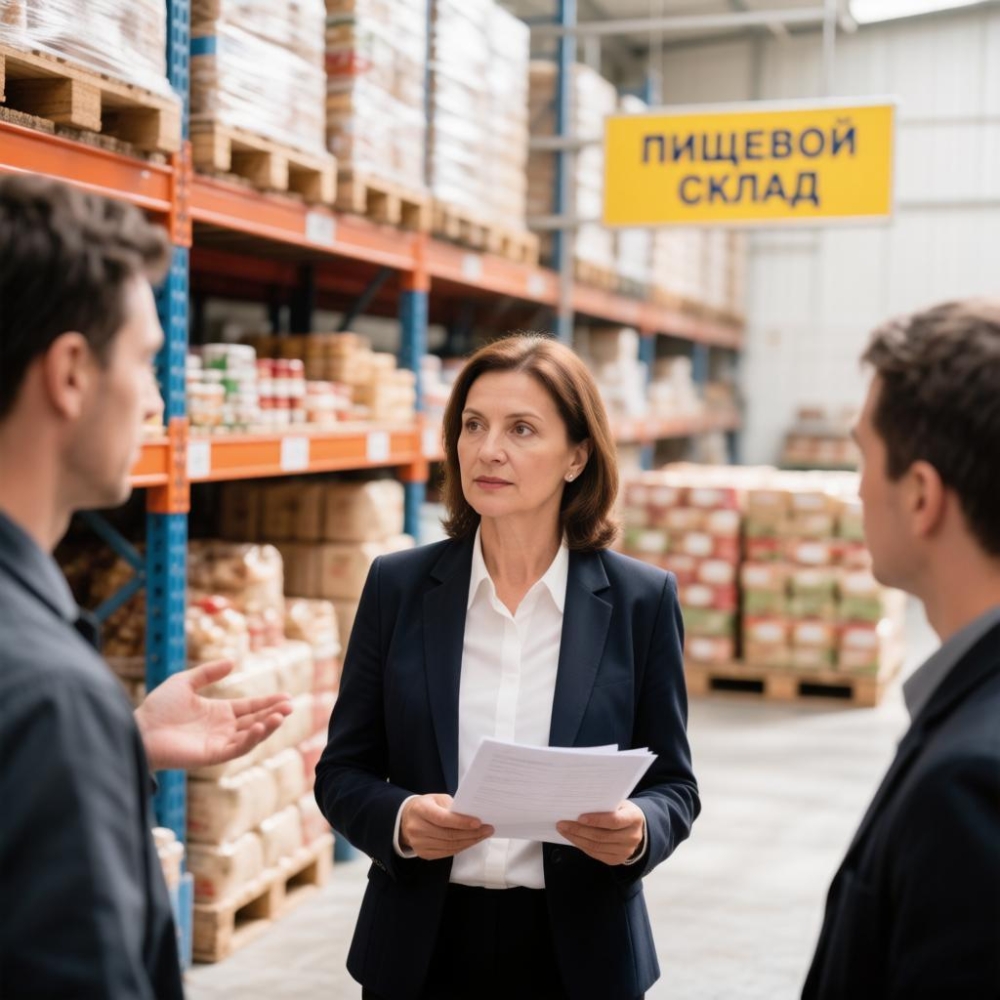 Заведующий продуктовым складом